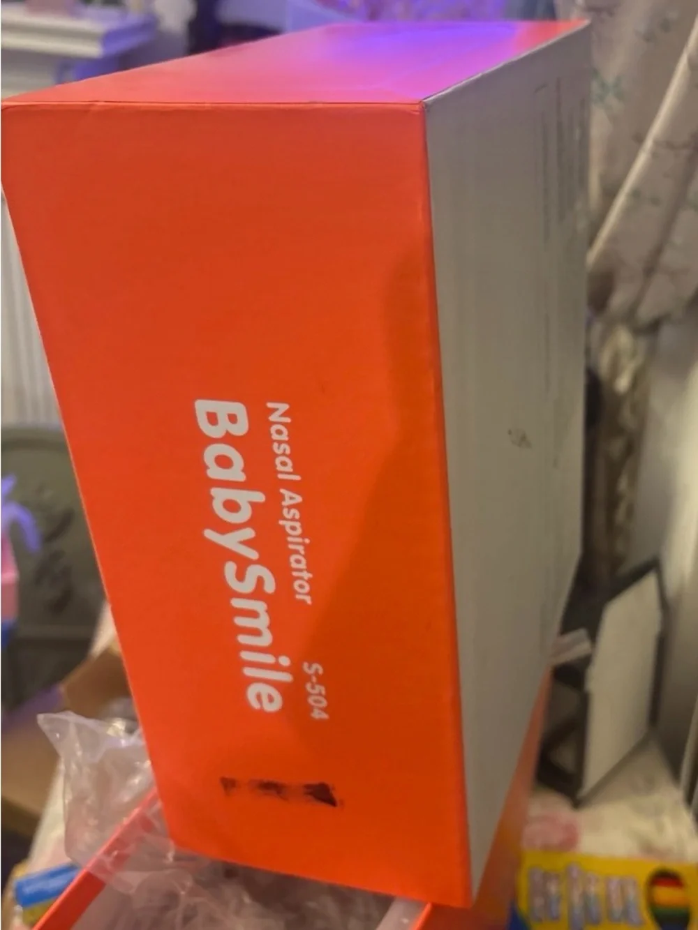 New Open Box BabySmile Electric Nasal Aspirator, Gentle Suction Nose Cleaner